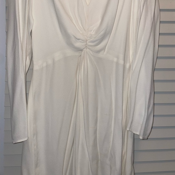 White Longsleeve Reformation Dress Size 8 - Picture 3 of 10